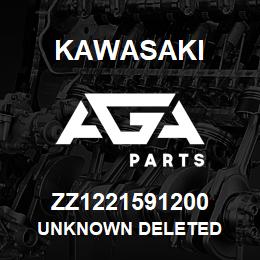 ZZ1221591200 Kawasaki UNKNOWN DELETED | AGA Parts