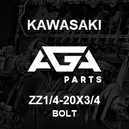 ZZ1/4-20X3/4 Kawasaki BOLT | AGA Parts