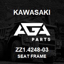 ZZ1.4248-03 Kawasaki SEAT FRAME | AGA Parts