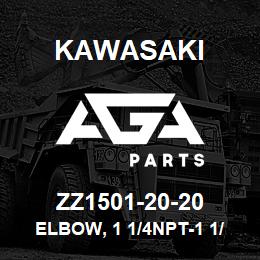 ZZ1501-20-20 Kawasaki ELBOW, 1 1/4NPT-1 1/4 SWVL BRB | AGA Parts