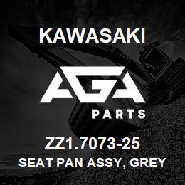 ZZ1.7073-25 Kawasaki SEAT PAN ASSY, GREY VINYL | AGA Parts