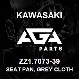 ZZ1.7073-39 Kawasaki SEAT PAN, GREY CLOTH | AGA Parts