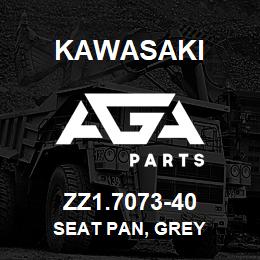 ZZ1.7073-40 Kawasaki SEAT PAN, GREY | AGA Parts