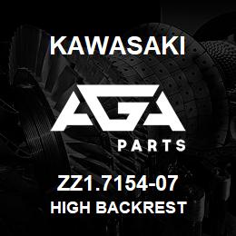 ZZ1.7154-07 Kawasaki HIGH BACKREST | AGA Parts