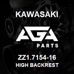 ZZ1.7154-16 Kawasaki HIGH BACKREST | AGA Parts