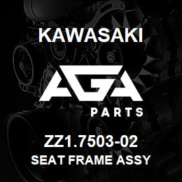 ZZ1.7503-02 Kawasaki SEAT FRAME ASSY | AGA Parts