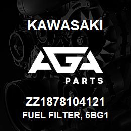 ZZ1878104121 Kawasaki FUEL FILTER, 6BG1 | AGA Parts