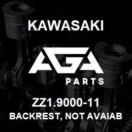 ZZ1.9000-11 Kawasaki BACKREST, NOT AVAIABLE | AGA Parts