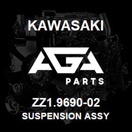 ZZ1.9690-02 Kawasaki SUSPENSION ASSY | AGA Parts