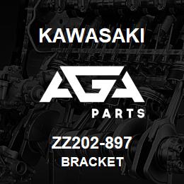 ZZ202-897 Kawasaki BRACKET | AGA Parts