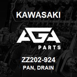 ZZ202-924 Kawasaki PAN, DRAIN | AGA Parts