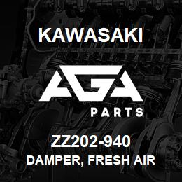 ZZ202-940 Kawasaki DAMPER, FRESH AIR | AGA Parts