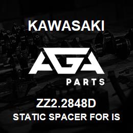 ZZ2.2848D Kawasaki STATIC SPACER FOR ISRINGHAUSEN | AGA Parts