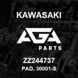 ZZ244737 Kawasaki PAD, 30001-S | AGA Parts