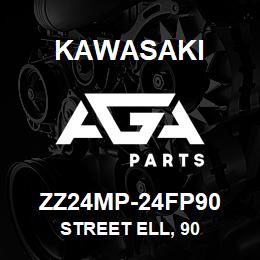 ZZ24MP-24FP90 Kawasaki STREET ELL, 90 | AGA Parts