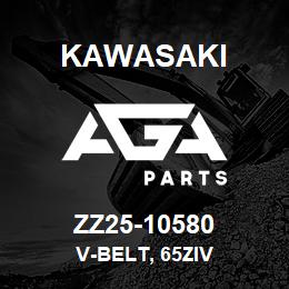 ZZ25-10580 Kawasaki V-BELT, 65ZIV | AGA Parts