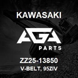 ZZ25-13850 Kawasaki V-BELT, 95ZIV | AGA Parts