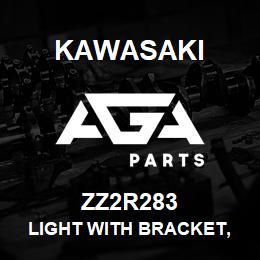 ZZ2R283 Kawasaki LIGHT WITH BRACKET, ROPS | AGA Parts