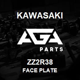 ZZ2R38 Kawasaki FACE PLATE | AGA Parts