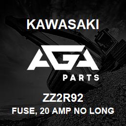 ZZ2R92 Kawasaki FUSE, 20 AMP NO LONGER AVAIL | AGA Parts