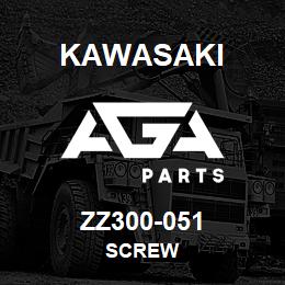 ZZ300-051 Kawasaki SCREW | AGA Parts