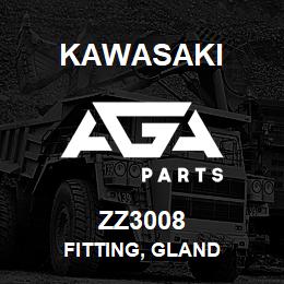 ZZ3008 Kawasaki FITTING, GLAND | AGA Parts