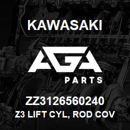 ZZ3126560240 Kawasaki Z3 LIFT CYL, ROD COVER | AGA Parts