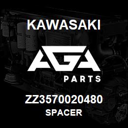 ZZ3570020480 Kawasaki SPACER | AGA Parts