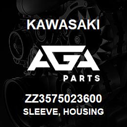 ZZ3575023600 Kawasaki SLEEVE, HOUSING | AGA Parts