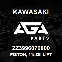 ZZ3996070800 Kawasaki PISTON, 115ZIII LIFT | AGA Parts