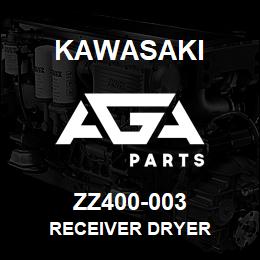 ZZ400-003 Kawasaki RECEIVER DRYER | AGA Parts