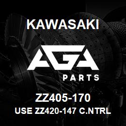 ZZ405-170 Kawasaki USE ZZ420-147 C.NTRL ASSY | AGA Parts