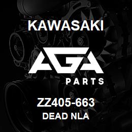 ZZ405-663 Kawasaki DEAD NLA | AGA Parts