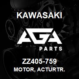 ZZ405-759 Kawasaki MOTOR, ACTURTR. | AGA Parts