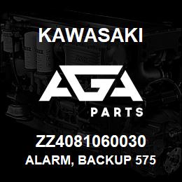 ZZ4081060030 Kawasaki ALARM, BACKUP 575 | AGA Parts