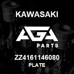 ZZ4161146080 Kawasaki PLATE | AGA Parts