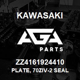 ZZ4161924410 Kawasaki PLATE, 70ZIV-2 SEAL PROTECTOR | AGA Parts