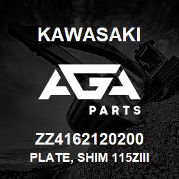 ZZ4162120200 Kawasaki PLATE, SHIM 115ZIII 115Z7 | AGA Parts