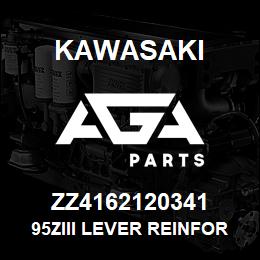 ZZ4162120341 Kawasaki 95ZIII LEVER REINFORCEMENT STO | AGA Parts