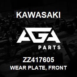 ZZ417605 Kawasaki WEAR PLATE, FRONT | AGA Parts