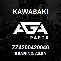 ZZ4200420040 Kawasaki BEARING ASSY | AGA Parts