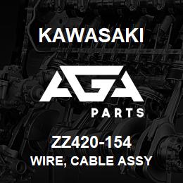 ZZ420-154 Kawasaki WIRE, CABLE ASSY | AGA Parts