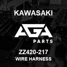 ZZ420-217 Kawasaki WIRE HARNESS | AGA Parts