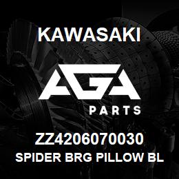 ZZ4206070030 Kawasaki SPIDER BRG PILLOW BLOCK | AGA Parts