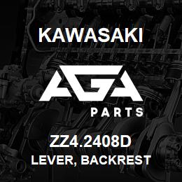 ZZ4.2408D Kawasaki LEVER, BACKREST | AGA Parts