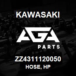 ZZ4311120050 Kawasaki HOSE, HP | AGA Parts