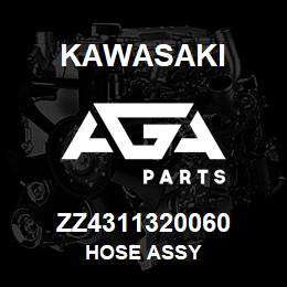 ZZ4311320060 Kawasaki HOSE ASSY | AGA Parts