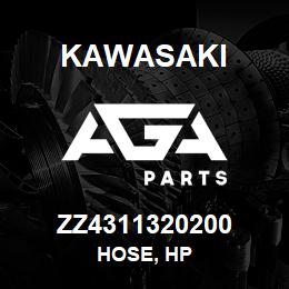 ZZ4311320200 Kawasaki HOSE, HP | AGA Parts