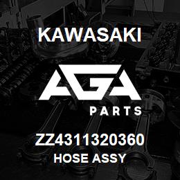 ZZ4311320360 Kawasaki HOSE ASSY | AGA Parts