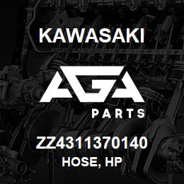 ZZ4311370140 Kawasaki HOSE, HP | AGA Parts